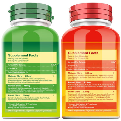 4 bottles of Ultimate Fruit & Veggie Bliss - 360 capsules of 100% natural fruit and vegetable vitamins