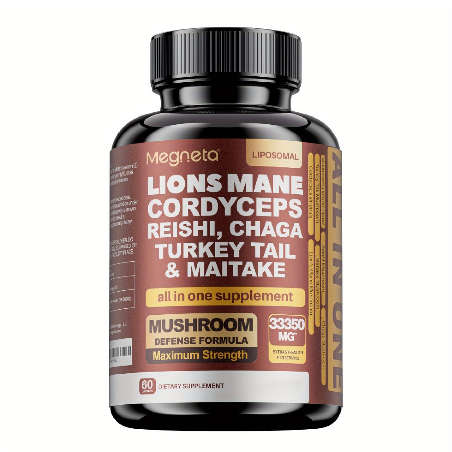 Nootropic Brain | Lion's Mane Mushroom Complex 60 capsules